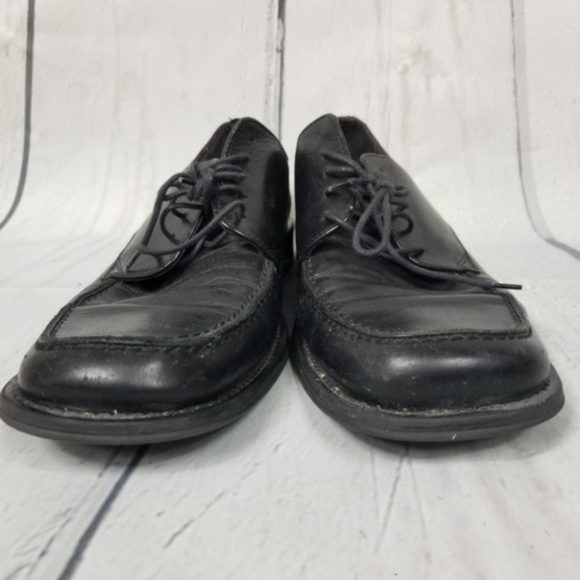BOSTONIAN black lace up oxford dress shoes mens 10 - Picture 5 of 8